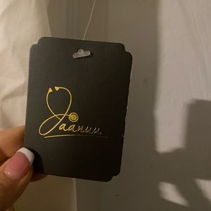 Jaanuu white scrub top